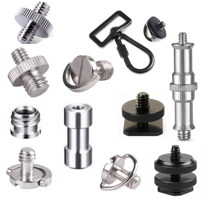 Camera 1/4 Hot Shoe 3/8 Conversion Screws Slotted Screws Inch 1/4-20 Screw Set Accessories Camera 1/4 Hot Shoe 3/8 Conversion Screws Slotted Screws Inch 1/4-20 Screw Set Accessories