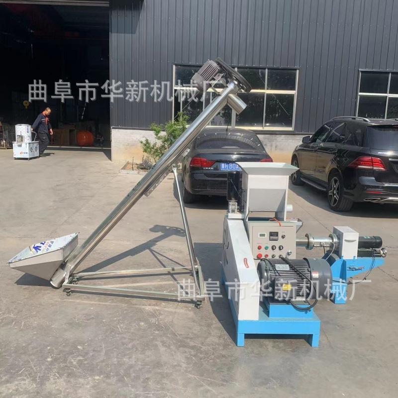 饲料膨化机流水线狗粮机乌龟牛蛙鱼饲料生产线 鸟饲料膨化机