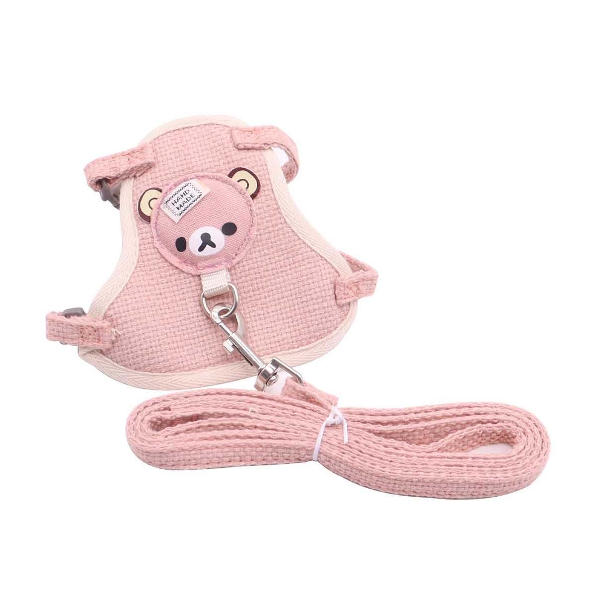 Cuerda de tracción para perros, perro pequeño, peluche, bichón, linda mascota, espalda, transpirable, cuerda de tracción para cachorros ajustable