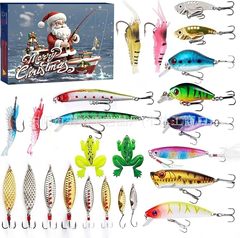 スポットクロスボーダー 24 ルアーフィッシングフックブラインドボックスブラインドボックス卸売クリスマスカレンダークロスボーダーホットスタイル