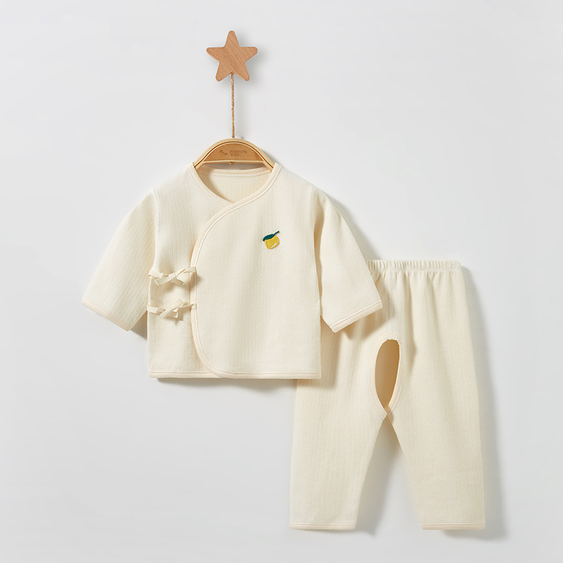 Ropa de bebé recién nacido primavera, otoño e invierno bebé recién nacido base monje caliente split ropa de otoño ropa de bebé ropa interior traje
