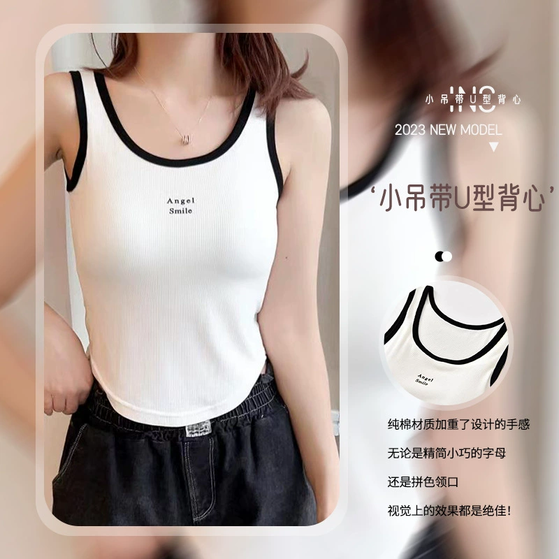 Короткая черная нагрудная сумка с резьбой в стиле интернет-знаменитостей, женская летняя одежда, сексуальный Внешний Топ, модный