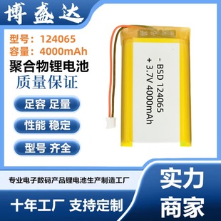124065�ۺ����늳�4000mAhů�֌� ƽ����X�t���ɳ��늳�3.7V