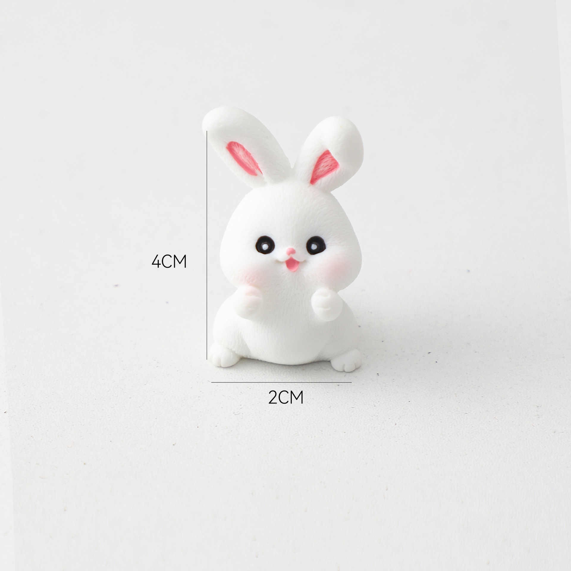 Nuevo Festival del Medio Otoño de resina de conejo colgante decoración caja de regalo embalaje de regalo DIY material florista