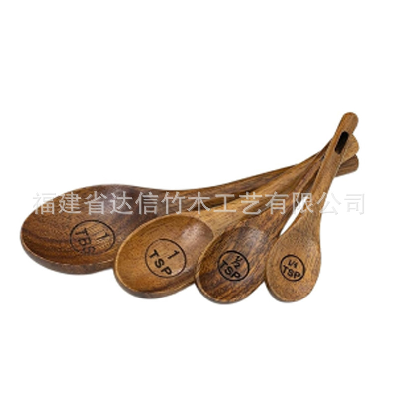 6 piezas de cocina de madera de acacia, cocina de madera, cocina de ensalada