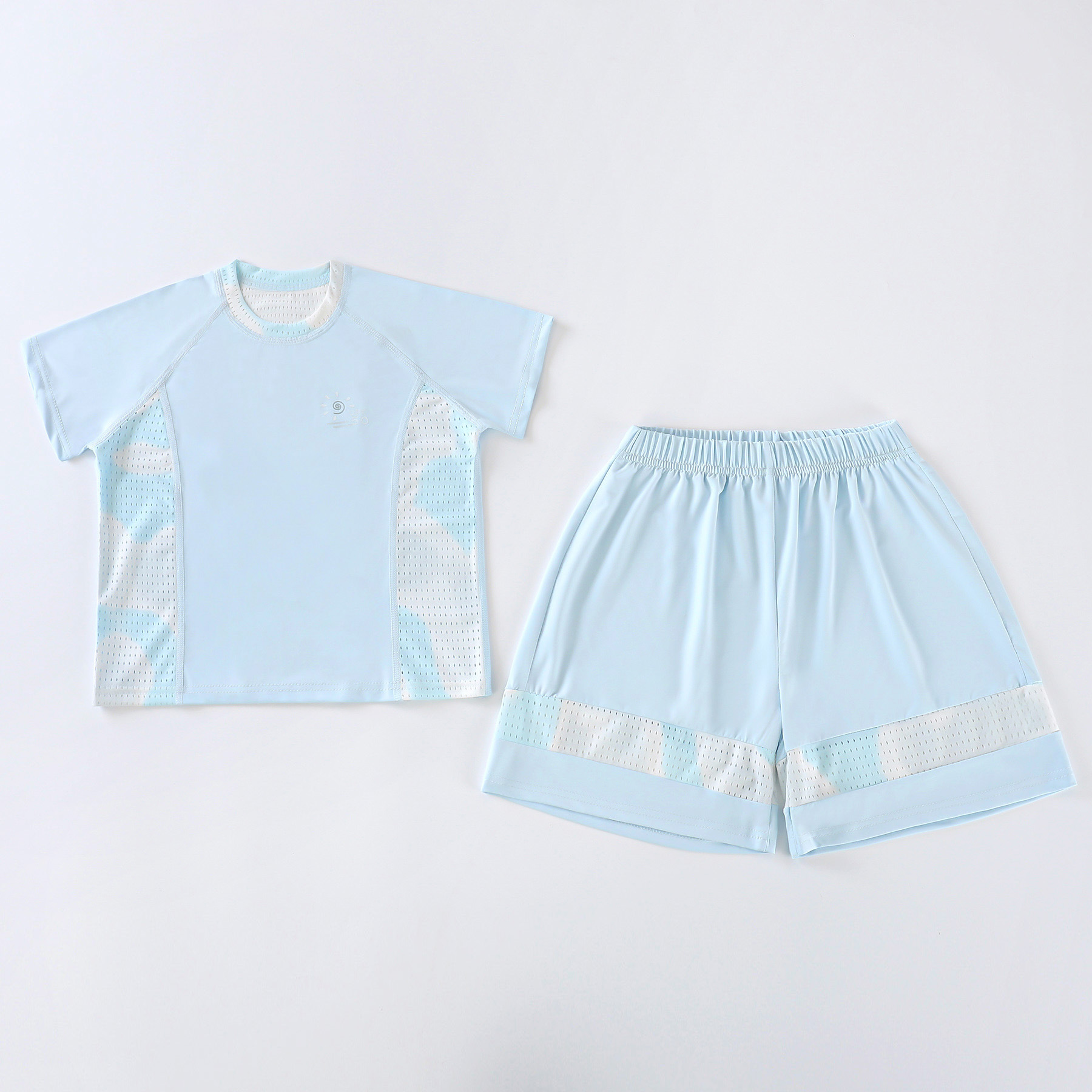Children's Sportswear, Summer Sleeveless Shorts, Quick-Drying Clothing, Small and Medium-Sized Children's T-Shirts, Cool and Breathable Sports Suits