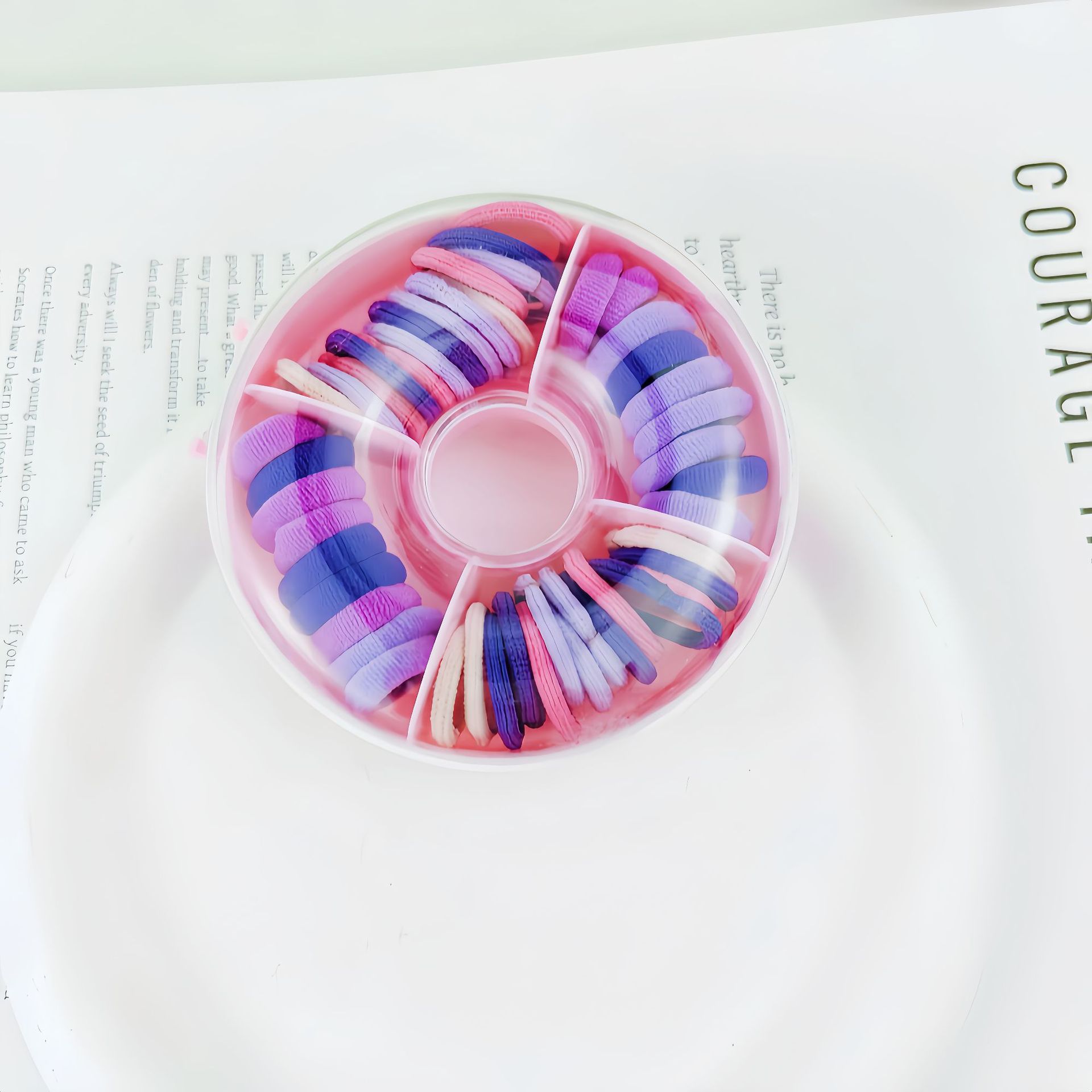El donut púrpura