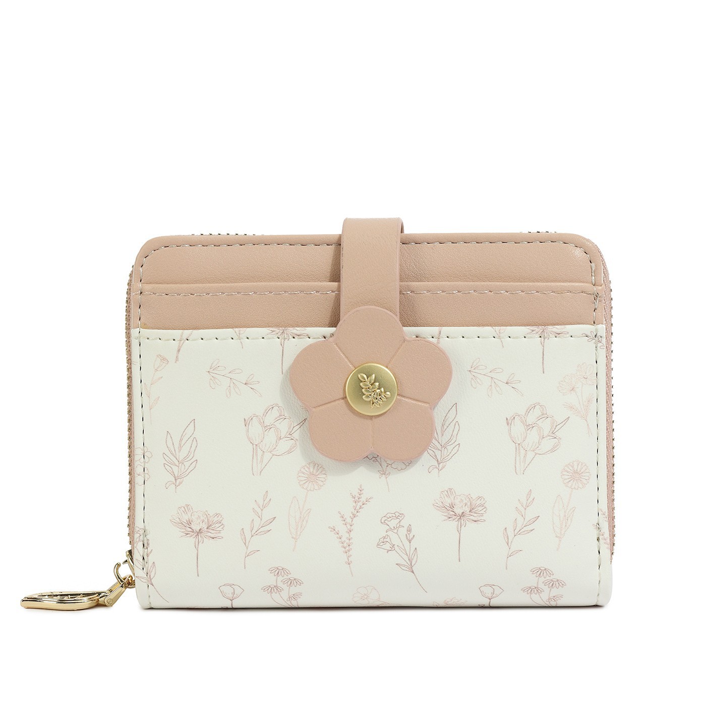 2025 nuevo lindo bolso de cambio de impresión de estudiantes bolso de tarjetas corto pequeño bolso fresco ins viento dama sentido superior