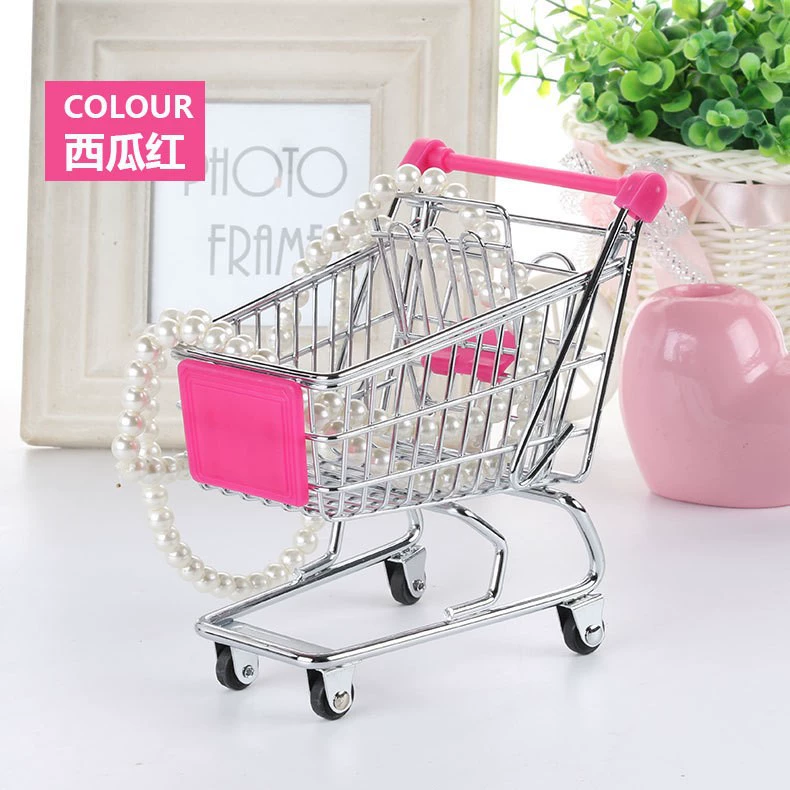 Small simple durable shopping cart, storage system, minifigure