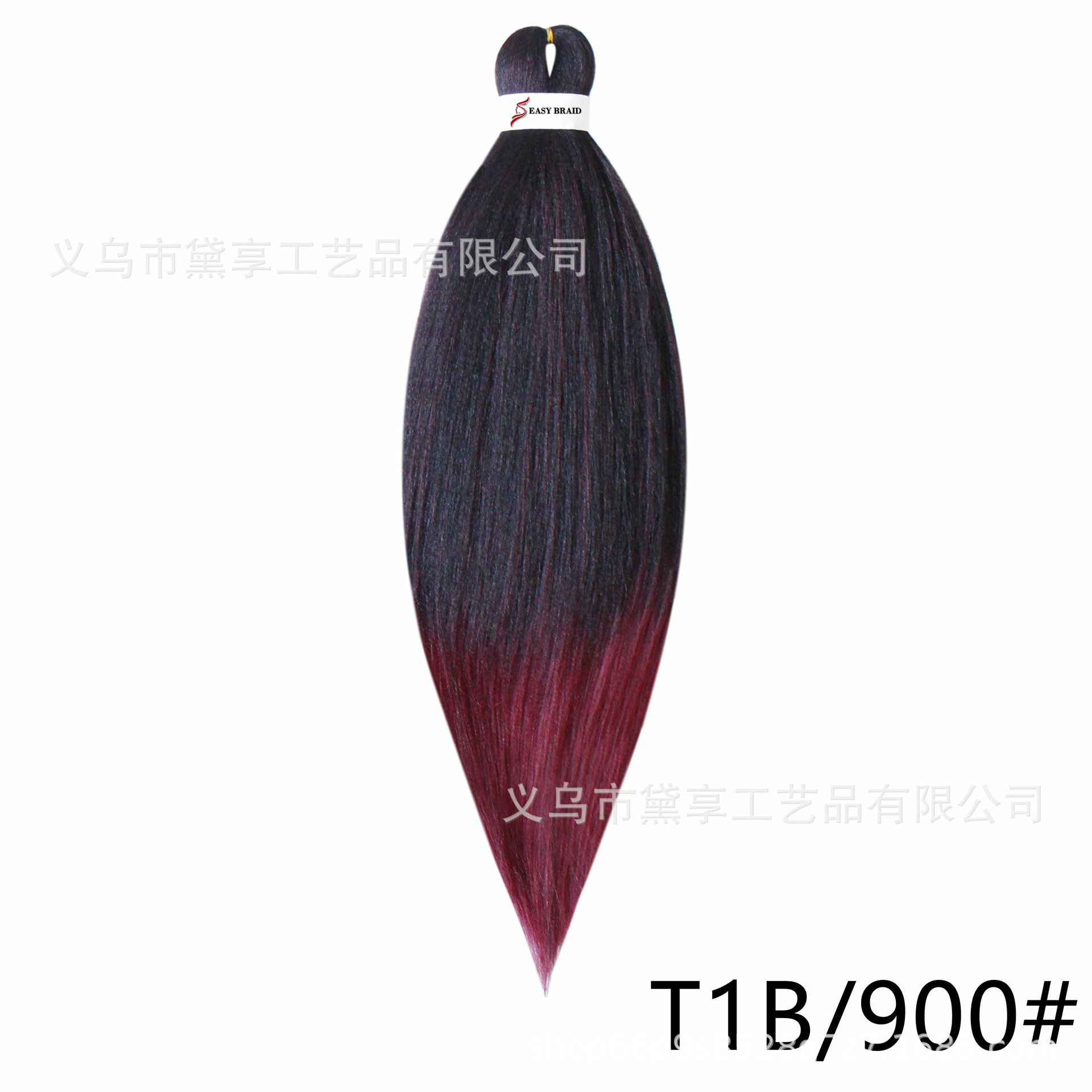 Peruca transfronteriza PVC ignífugo a baja temperatura africano aguja de trenza de trenza extensión EZ gran trenza esponjosa ajuste de baja temperatura