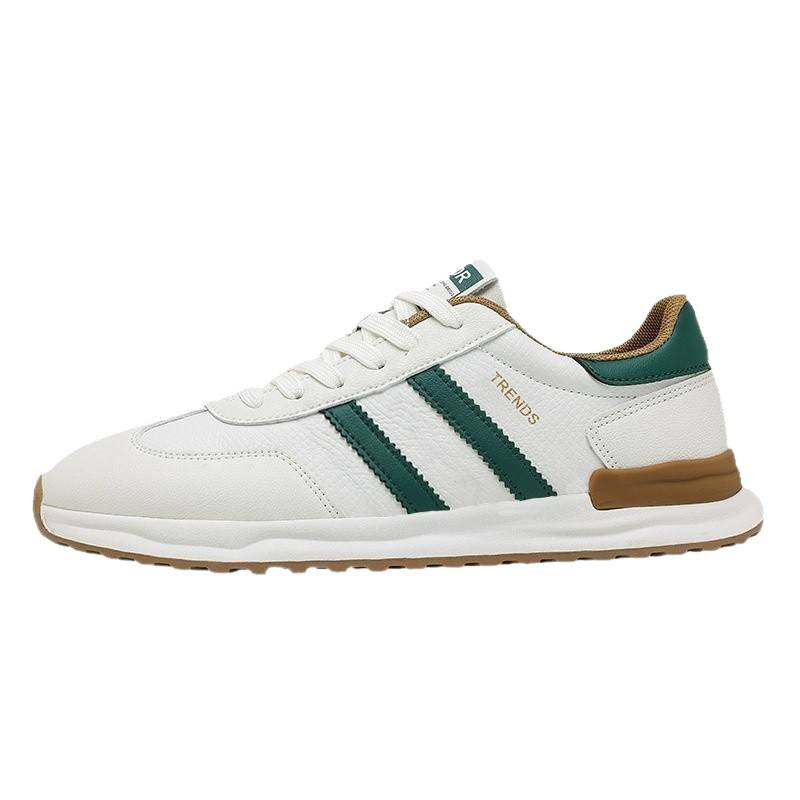 Zapatos de hombre otoño 2025 nuevos zapatos de moda de hombre con suela suave, estilo de colegial, zapatos blancos de moda casuales