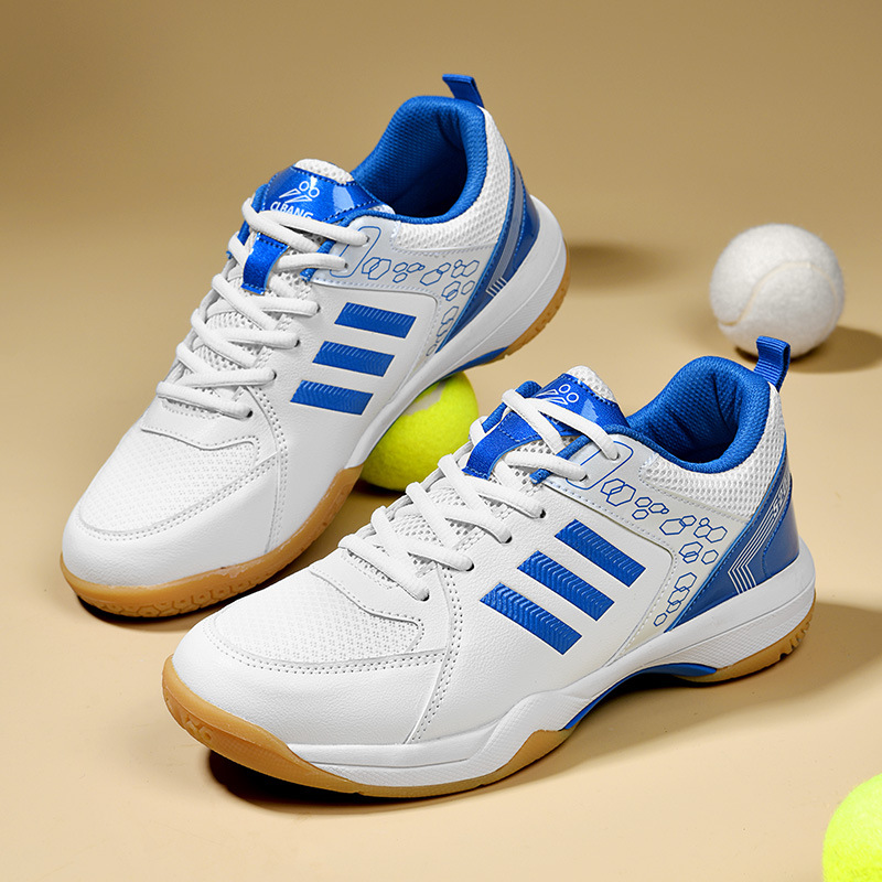 Nuevos zapatos de bádminton profesionales transfronterizos al aire libre antideslizantes y resistentes al desgaste de moda transpirables zapatos de tenis de mesa