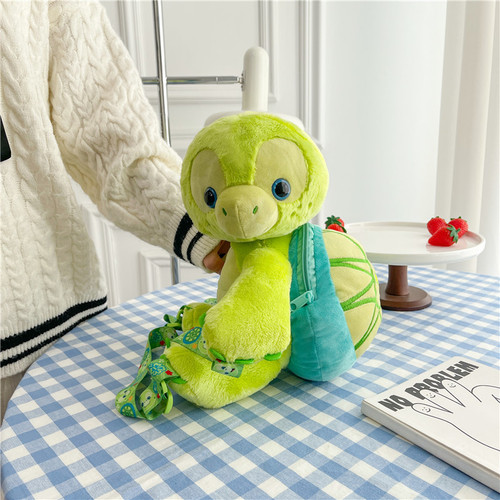 Little Turtle Doll Olmie Doll Backpack  New Cartoon Cute Rag Doll Creative Gift Direct Sales