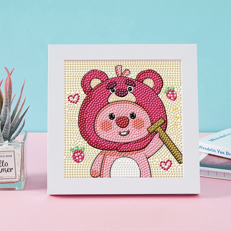 Nuevo dibujo de diamante infantil de labu diy pegatinas de diamante con marcos de fotos hechas a mano diy puzzle pegatinas de mampostería image 120