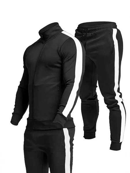 Cross-Border Aliexpress European and American Autumn and Winter New Casual Men's Sports Suits Casual Suits Hooded Trendy Sports Wholesale