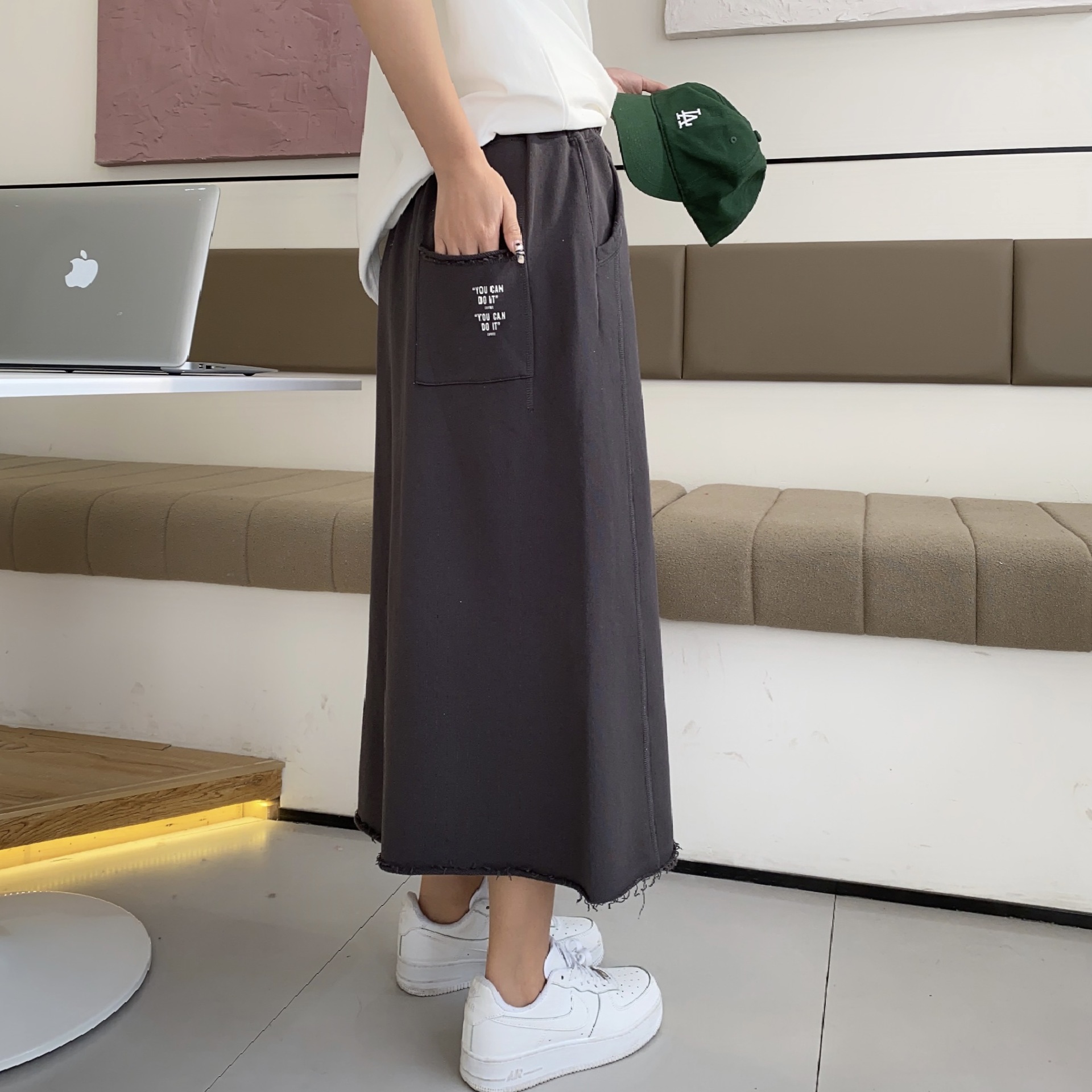 Chubby Age-reducing Fashionable Casual Skirt Women's Summer Large Size Women's Trill Skirt All-match Skirt Women's Skirt