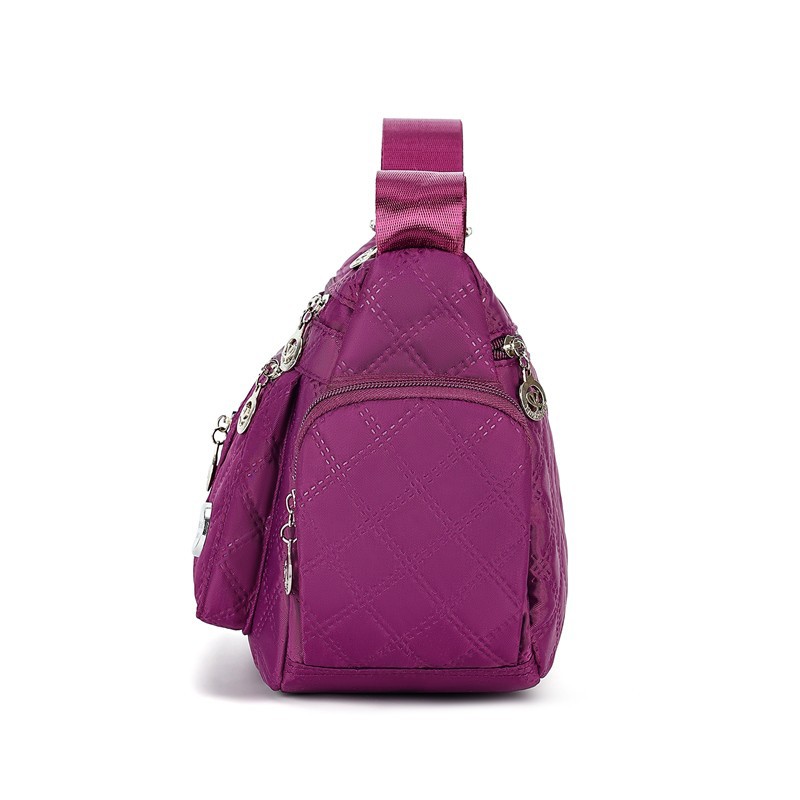 Bolso femenino de un solo hombro de viaje de gran capacidad Bolso de madre de mediana edad de tela Oxford de todo fósforo transfronterizo Bolso bandolera de almacenamiento multicapa