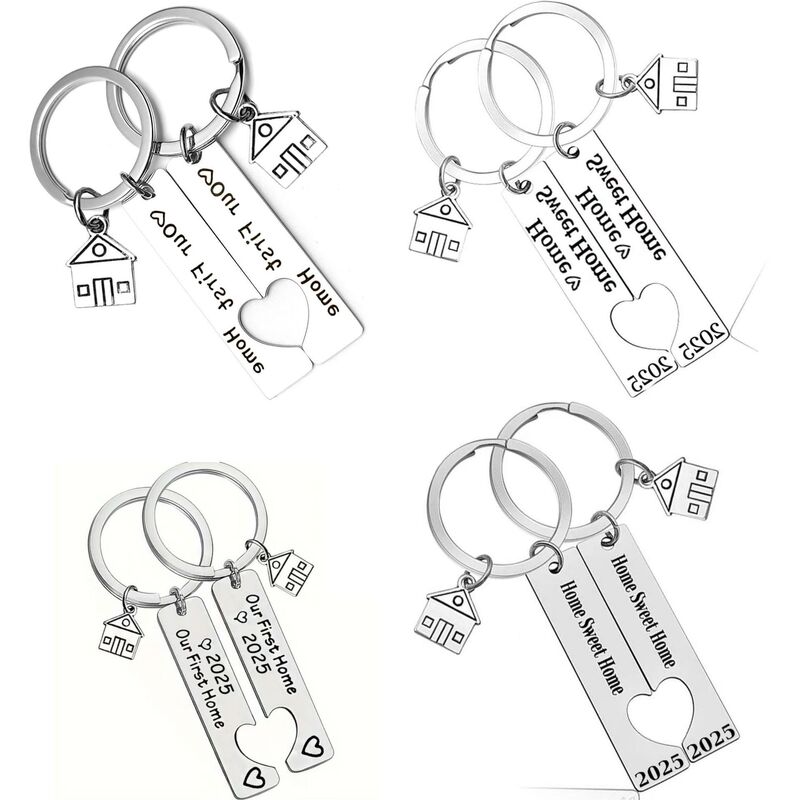 Amazon Best Selling Our First Home Stainless Steel Titanium Steel Keychain Pendant Housewarming Gift Pendant Amazon Best Selling Our First Home Stainless Steel Titanium Steel Keychain Pendant Housewarming Gift Pendant