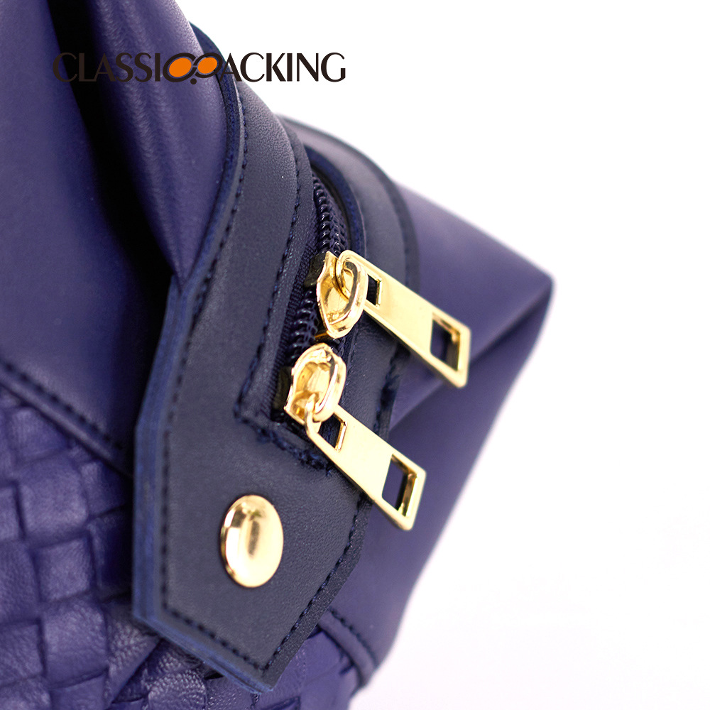 Europeo y Americano retro bolsa de cosméticos A Cuadros suministros cosméticos bolsa de almacenamiento bolsa de lavado a prueba de agua portátil para viaje de negocios impresión de la insignia