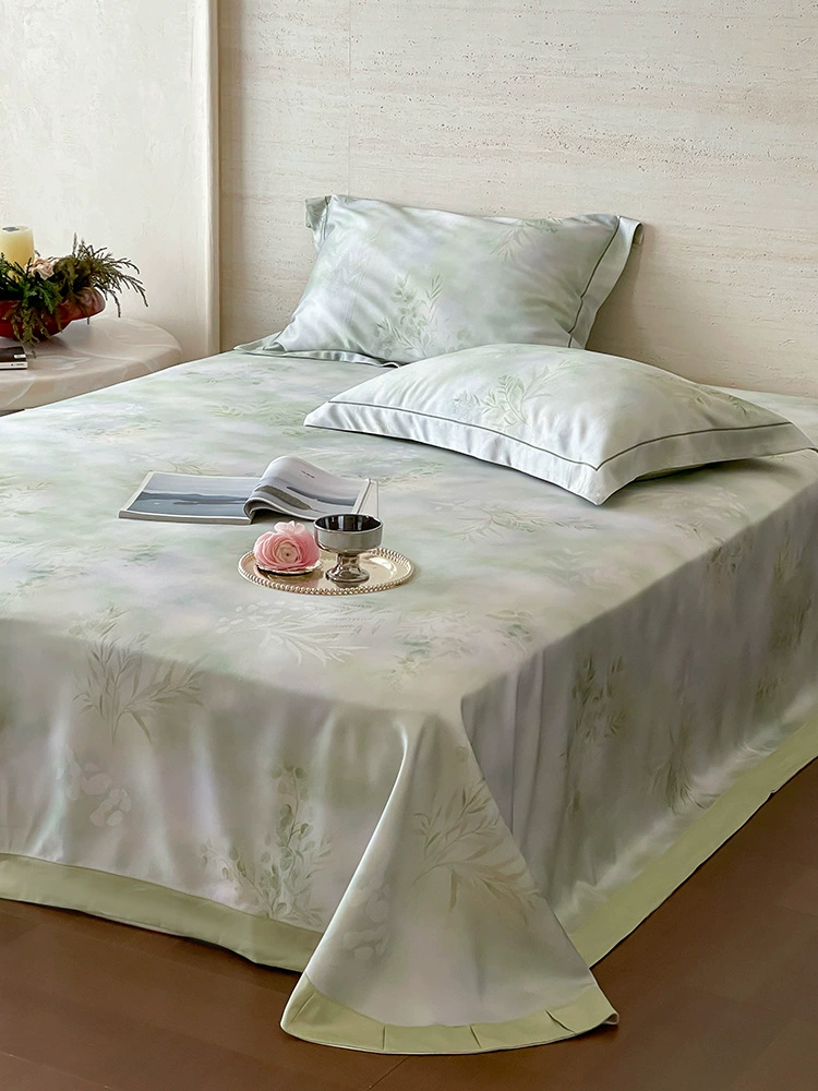 Mat, summer set, silk sheet for home use, 3 piece set, washable