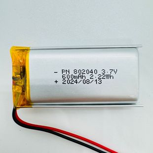802040늳ؽM600mAh�ۺ����늳�KC�J�C���Сҹ��3.7V�늳�