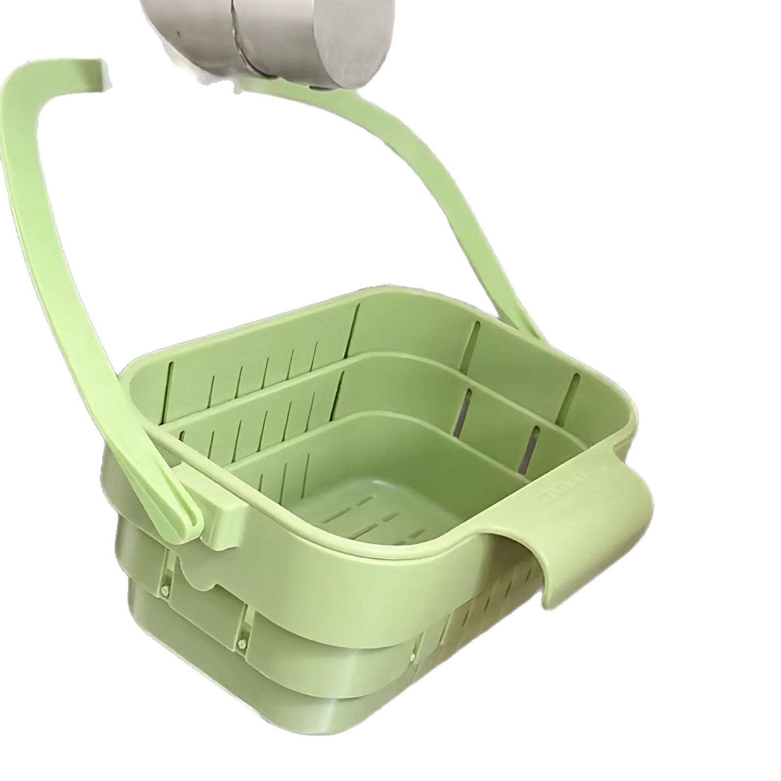 Cesta de drenaje plegable lavabo de cocina lavabo de verduras cesta de filtraje telescópica separación seca y húmeda cesta de almacenamiento PP cesta de drenaje