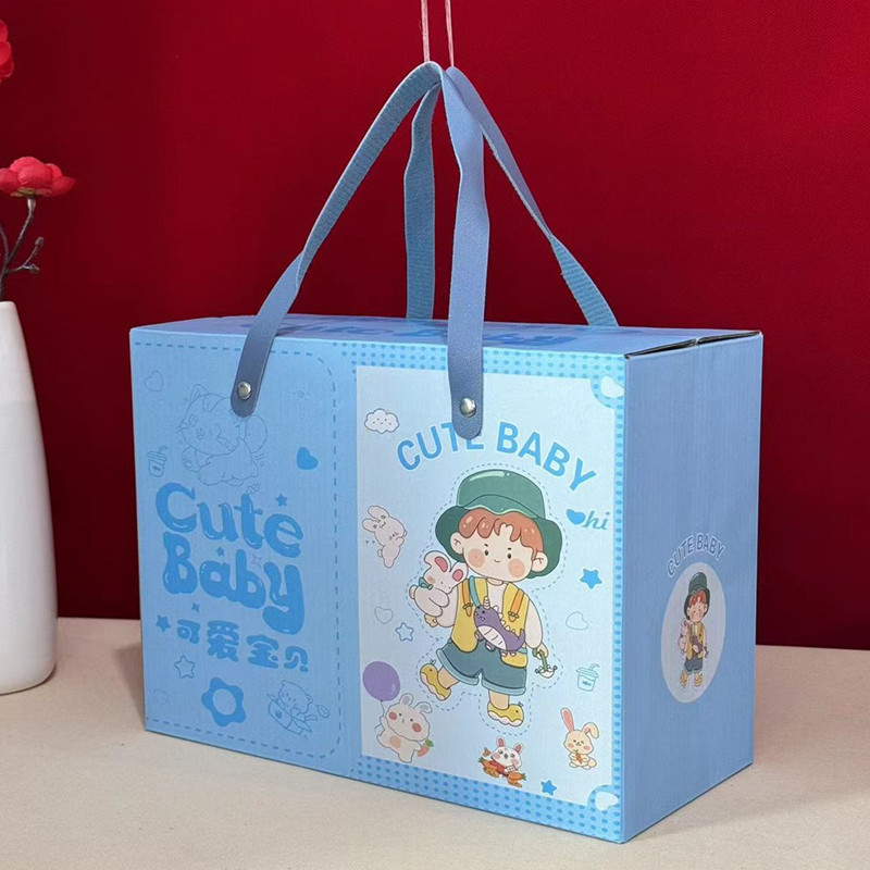 2025 新製品赤ちゃん満月記念品 1 歳の誕生日宴会ギフトボックスお返しギフト幼稚園 100 日宴会ギフト空|undefined