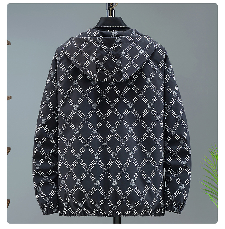 Men's Hooded Casual Jacket For Spring Plus Size Loose Fit Top_voghion.com