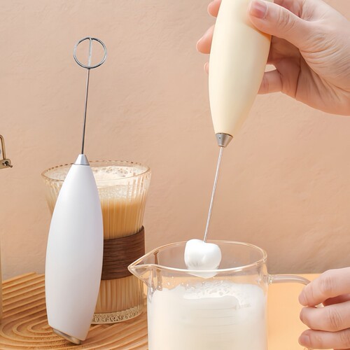 New Milk Foam Maker Wireless Milk Frother Eggbeater Coffee Milk Whisker Small Mini Mixer