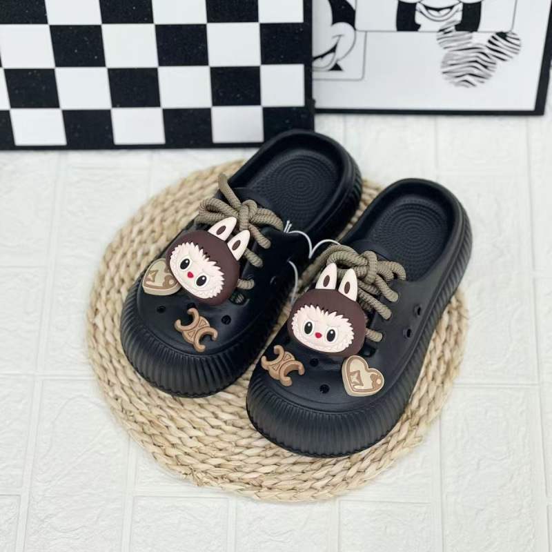 Women's Summer Ins Girl's Heart Cute Seaside Outer Wear Non-slip Baotou Cave Shoes with Soft Thick Sole Height-increasing Beach Sandals Women's Summer Ins Girl's Heart Cute Seaside Outer Wear Non-slip Baotou Cave Shoes with Soft Thick Sole Height-increasing Beach Sandals