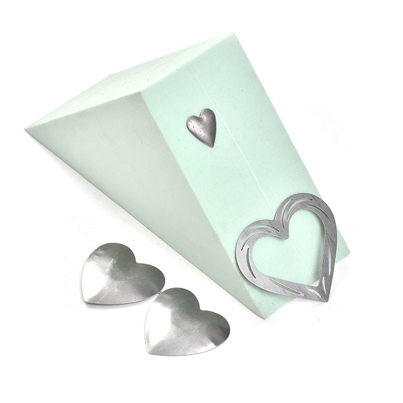 Iron Metal Crafts Iron Iron Tree Peach Heart Irregular Stamping Accessories Raw Material Home Decoration Accessories DIY