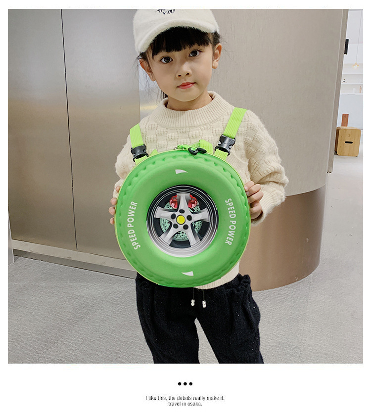 2022 Spring New stylish and high-quality tire bag, Korean style simple and fashionable casual handbag, crossbody children's schoolbag undefined