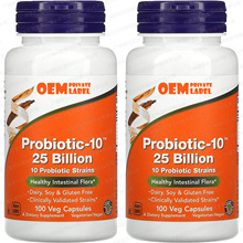 定 制益生菌胶囊Probiotic Capsules跨境O EM100粒/瓶胶囊批发