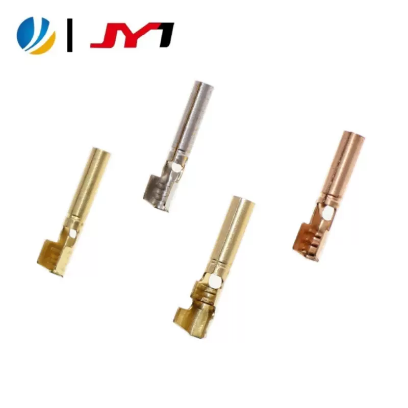 聚盈黄铜1.2/1.25/1.3/1.5/1.6/1.7圆管防水连接器1.8铜管端子