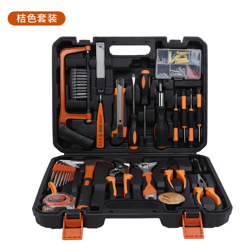 Suministro directo de fábrica herramienta de hardware traje de combinación herramientas de reparación en stock al por mayor caja de herramientas de hardware manual del hogar
