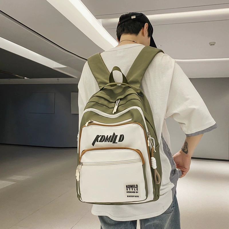 Fashionable trend brand Japanese backpack for leisure, for teenagers, for students