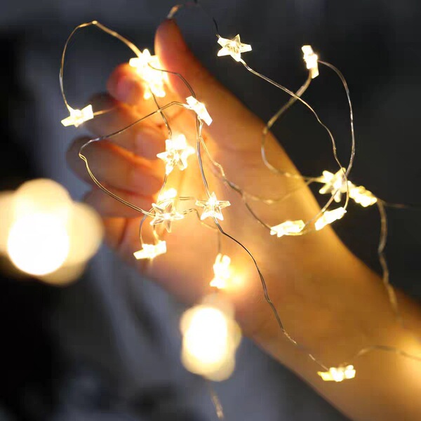 Fireflies Decoration Starlight Strings LED Copper Line Star -shaped…