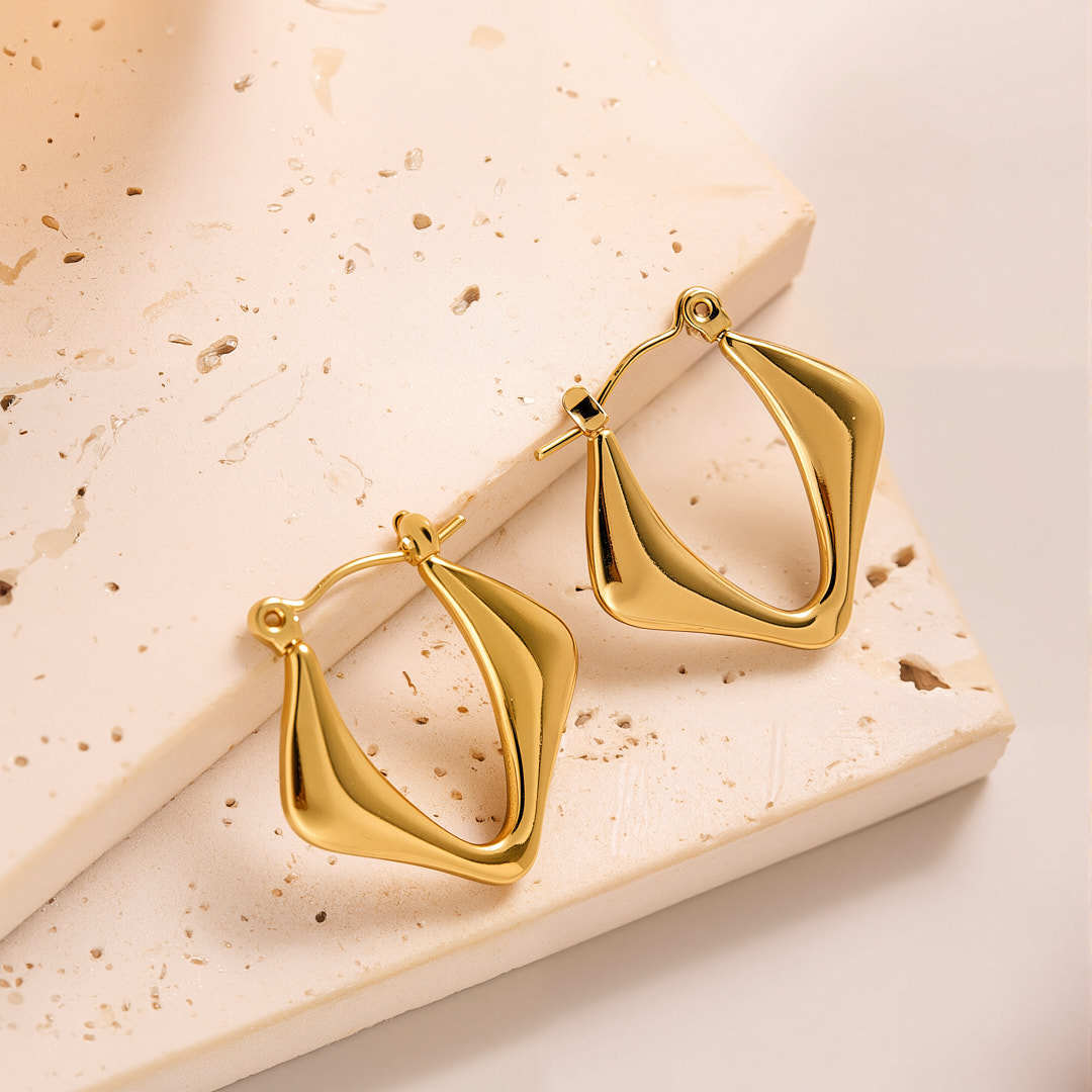 Eh072 earrings gold