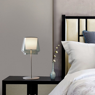 Nordic modern simple innovative glass jar lamp living room bedroom study corridor light eye protection table lamp led