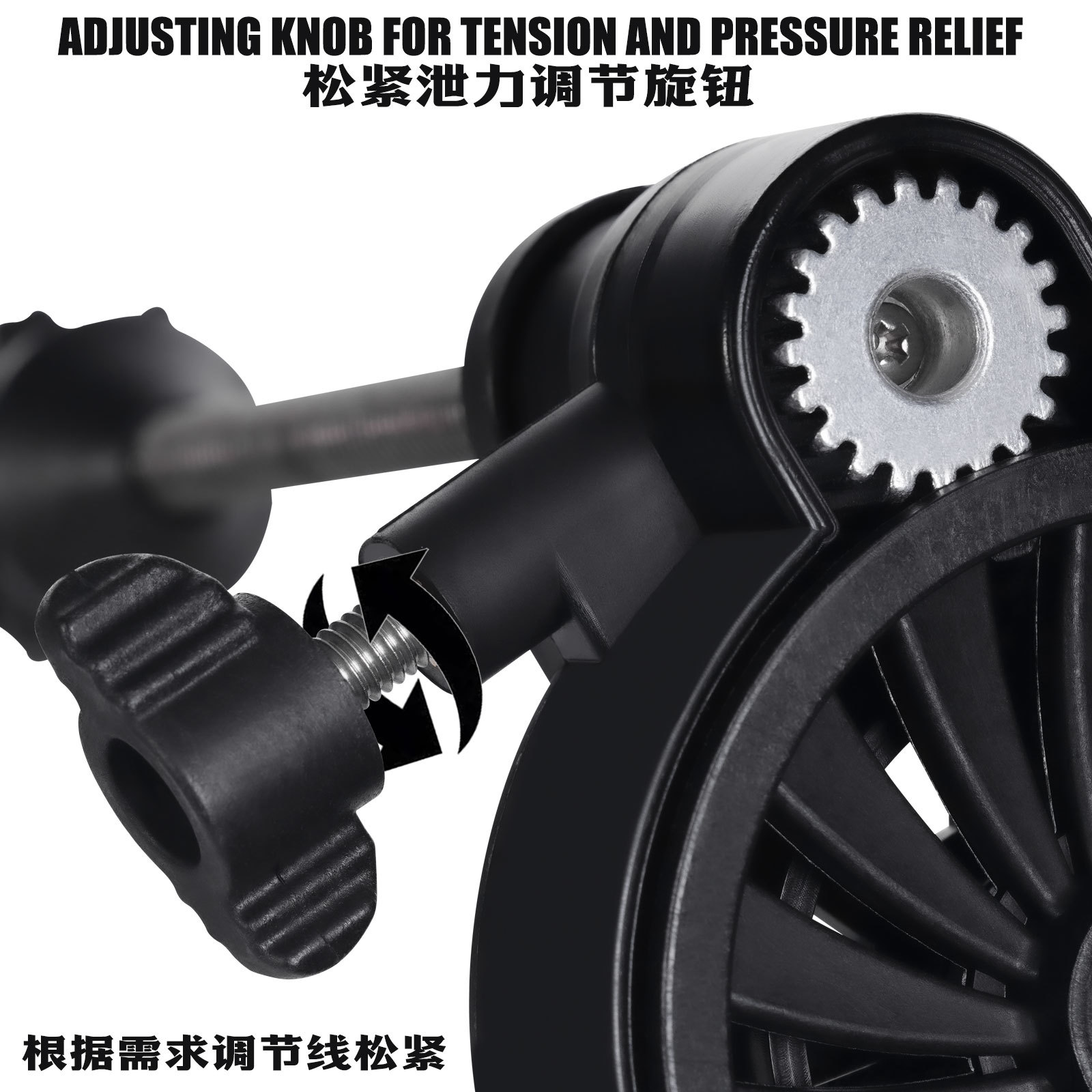 SAMOLLA nuevo rápido Winder de dos vías de bobinado 3,5: 1 relación de velocidad de ajuste elástico mar pesca Winder