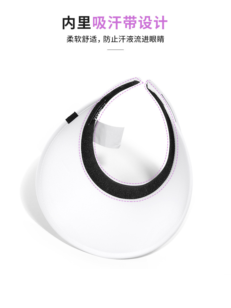 Mũ golf nữ PGM vành rộng chống nắng, kiểu hở đỉnh, vành 27cm — MZ048-màu trắng, MZ048-Đen (đen từ đen), MZ048-Màu đen, MZ048-màu tím nhạt
