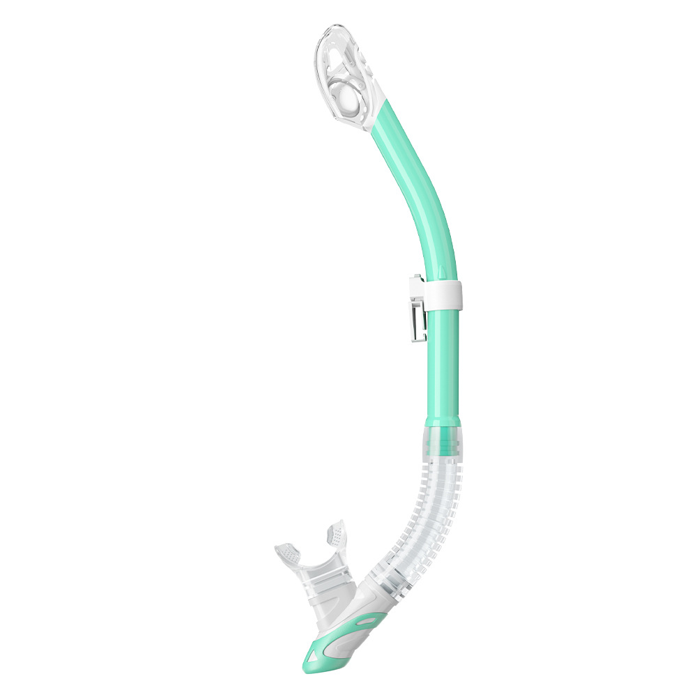 Nuevo tubo de respiración de buceo natación ventilación tubo de respiración seco completo equipo de snorkel tubo de respiración de entrenamiento de buceo