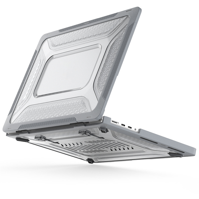 Aplicable para Apple Macbook Air13 cubierta de portátil disipación de calor PC Stand Pro 14 16 cubierta trasera a prueba de caídas image 7