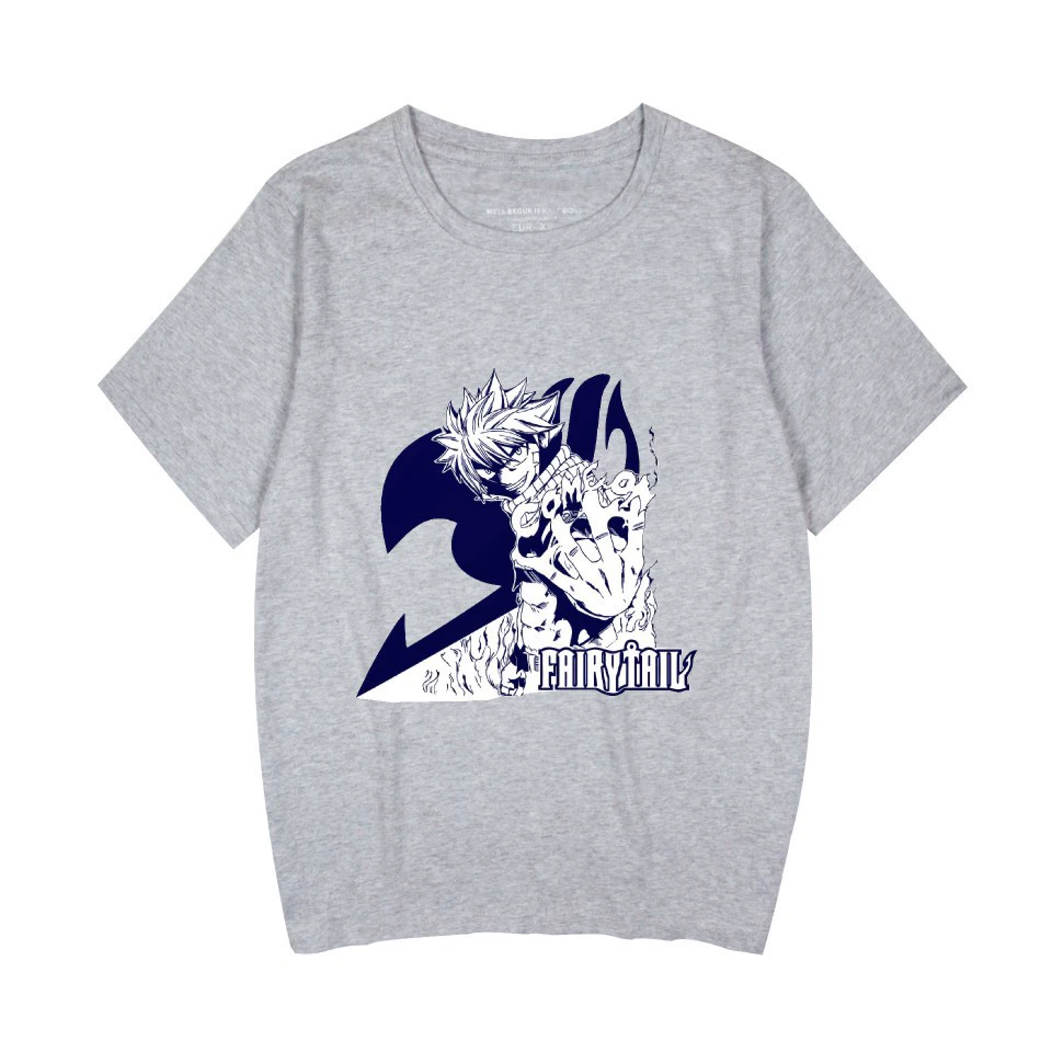 Мультяшный японский комикс новый товар Fairy Tail Fairy Tail Внешняя торговля периферийный экспорт кроссбордер короткий рукав футболка для мужчин и женщин