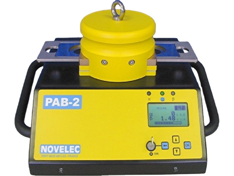 供应法国saphymo PAB-2 α、β便携式低本底计数器 重量24.7Kg