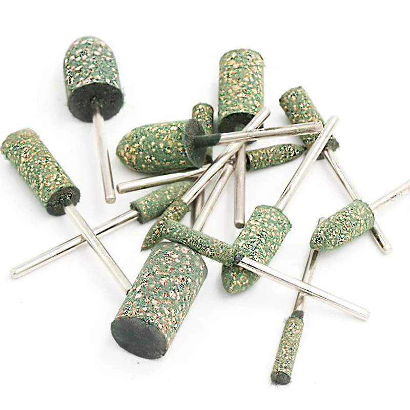 Цилиндрический конус кунжутная шлифовальная головка резиновая шлифовальная головка металлическая нефритовая шлифовальная головка небольшая электрошлифовальная головка 3 мм ручка