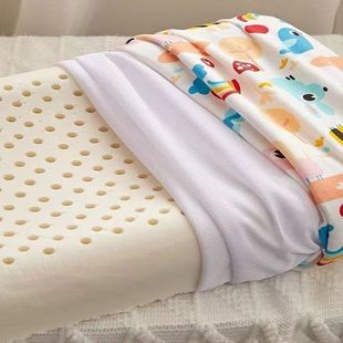 Cartoon cotton children's latex pillow kindergarten baby student dormitory neck pillow four seasons available wholesale generation