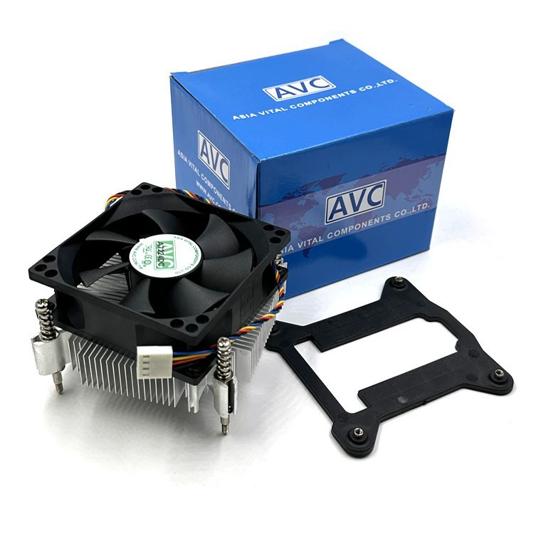 Порты AVC чистый алюминиевый версия 1155 1150 настольный радиатор CPU 4-пин регулятор температуры с сеткой крышкой