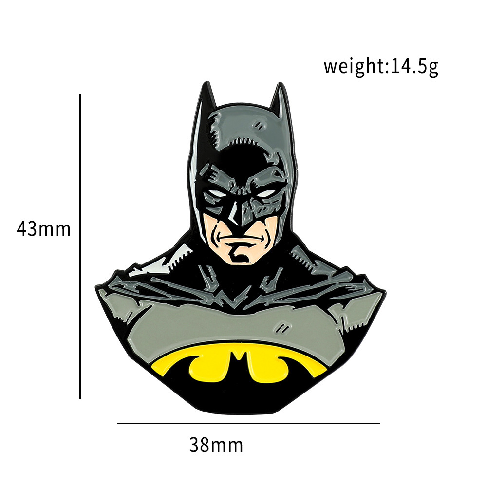 Nuevo broche de película europea y americana de Marvel transfronteriza Moonlight Knight Crimson Bruja Loki Thanos esmalte PIN