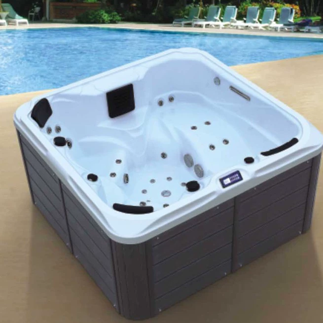 Открытый большой бассейн Джакузи Внутренний двор Ванна Спа бассейн Многопользовательский массаж Бассейн Открытый сад Вилла Ванна